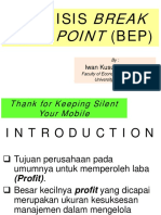 MATERI 8 Analisis Break Even Point (BEP) I