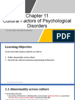 Cultural Factors of Psychological Disorders: Psy 2023 Cross-Cultural Psychology