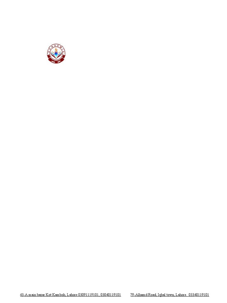 02 Two Notes - Academia Grammar School | PDF | Root | Plants