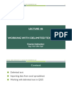 Lecture 06 - Delimited Text-Csv-Geoprocessing