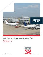 Fosroc Sealant Solutions For: Airports