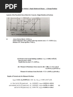 Flexural Design of Singly Reinforced Beam Sections by LSM 