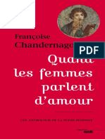 Quand Les Femmes Parlent D Amour by Chandernagor Françoise 