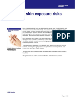 Managing Skin Exposure Risks at Work: HSE Books
