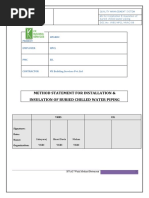HVAC Dampers Installation Method Statement | PDF | Duct (Flow) | Door