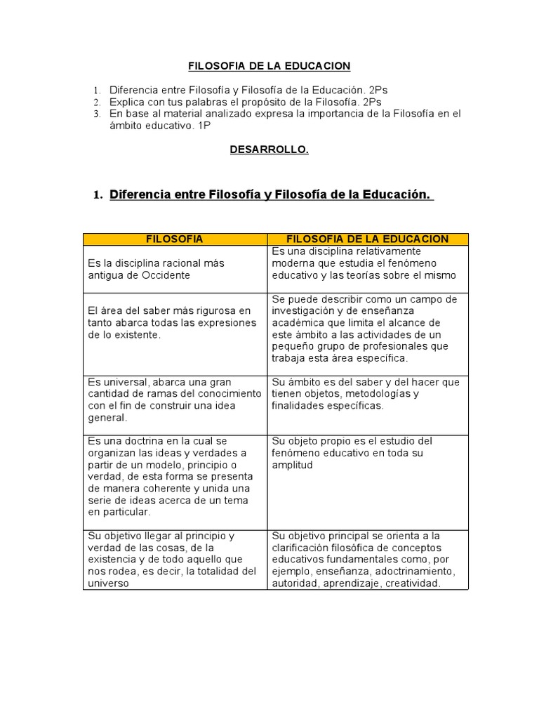 Filosofia de La Educacion | PDF | Filosofía de la educación | Verdad
