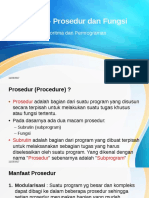 Part 6 Prosedur Dan Fungsi