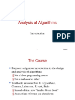 Analysis of Algorithms