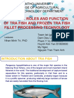 Nutritive Roles and Function of Tra Fish and Frozen Tra Fish Fillet Processing Technology