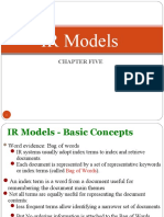 IR Models: Chapter Five