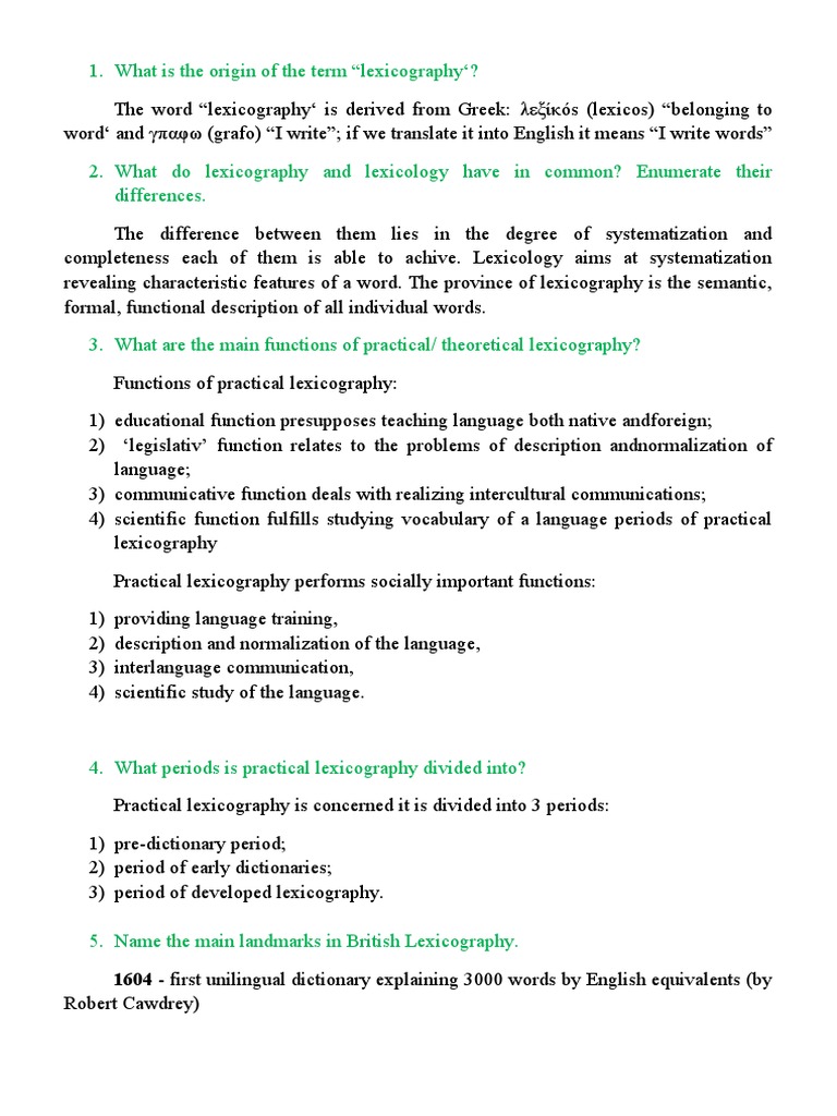 1604 - First Unilingual Dictionary Explaining 3000 Words by English ...