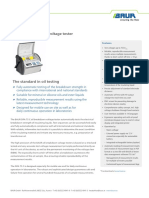 DS - Oil Breakdown Voltage Tester - DPA 75 C - BAUR - En-Gb