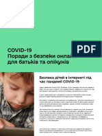 Covid-19. Поради з Безпеки Онлайн Для Батьків Та Опікунів