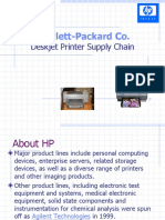 Hewlett Hewlett - Packard Co. Packard Co.: Deskjet Deskjet Printer Supply Chain Printer Supply Chain