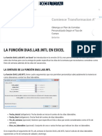 La función DIAS.LAB.INTL en Excel • Excel Total