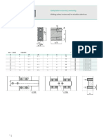 Gliding Plate, Horizontal, For Double-Sided Use