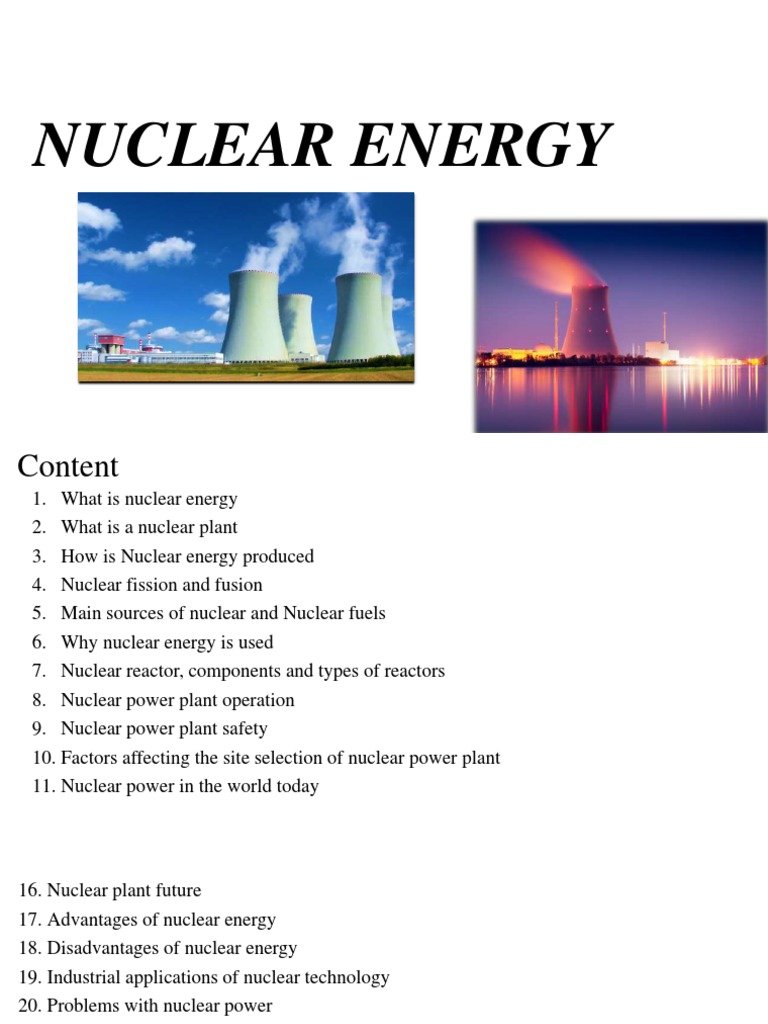 Understanding Nuclear Energy Basics | PDF | Nuclear Reactor | Nuclear ...
