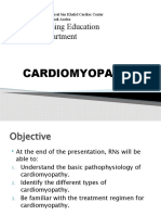 Nursing Education Department: Cardiomyopathy
