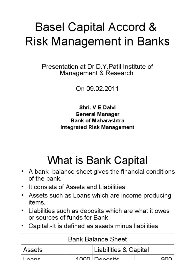 Basel Capital Accord & Bank Risk Management | PDF | Basel Ii | Security