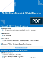 1.3 AZ-900 Exam Format - Official Blueprint