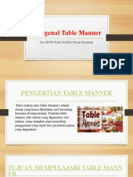 Pertemuan 14 PKWU Kelas XI Mengenal Table Manner