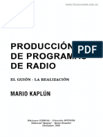 Produccion de Programas de Radio