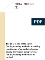 Iud (Intra Uterine Device)