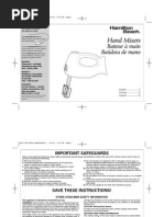 Download Hamilton Beach Hand Mixer 62650 by Rob Hilliard SN50544203 doc pdf