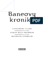 Cassandra Clare, Sarah Rees Brennan, Maureen Johnson: Baneovy Kroniky