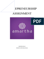 Entrepreneurship Assignment: Jennifer (Iba3) Shianita Pratama (Iba3)