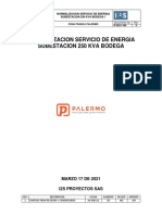 P-2021-100 ZFP Normalizacion Servicio de Energia BDG 1