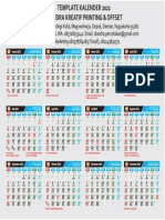 Template Kalender 2021 CV Diandra Kreatif 085728253141