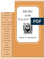Gjerdingen-Music in The Galant Style