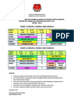 Jadual PDPR April 2021 PDF Terkini