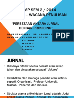 Perbandingan Jurnal Dengan Prosiding