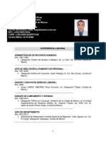 Perfil profesional Javier Hugo López Rivas