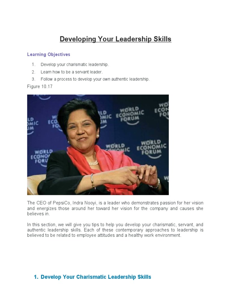 Developing Your Leadership Skills+ Case Study | PDF | Servant ...