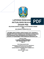 Laporan Rancangan Aktualisasi Nilai-Nilai Dasar Pns