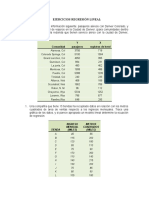 Ejercicios Regresión en Libreta