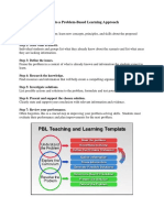 Steps of PBL Ed