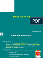 First Aid / CPR: HSE Training 2005