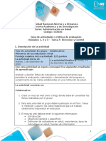 Guía de actividades y rúbrica de evaluación - Tarea 5 - Medición