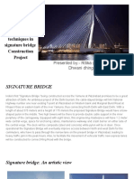 Application and Study of Project Cost Estimation Techniques in Signature Bridge Construction Project