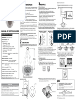 Instrucciones DM SEN T03 Detector de Movimiento de Techo Dinuy