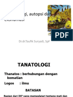 Thanatologi Autopsi Ekshumasi