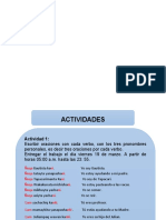 1° Actividades