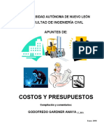 Apuntes de Costos y Presupuestos