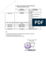 Manual Acara Bagi Takjil Dan Buka Bersama