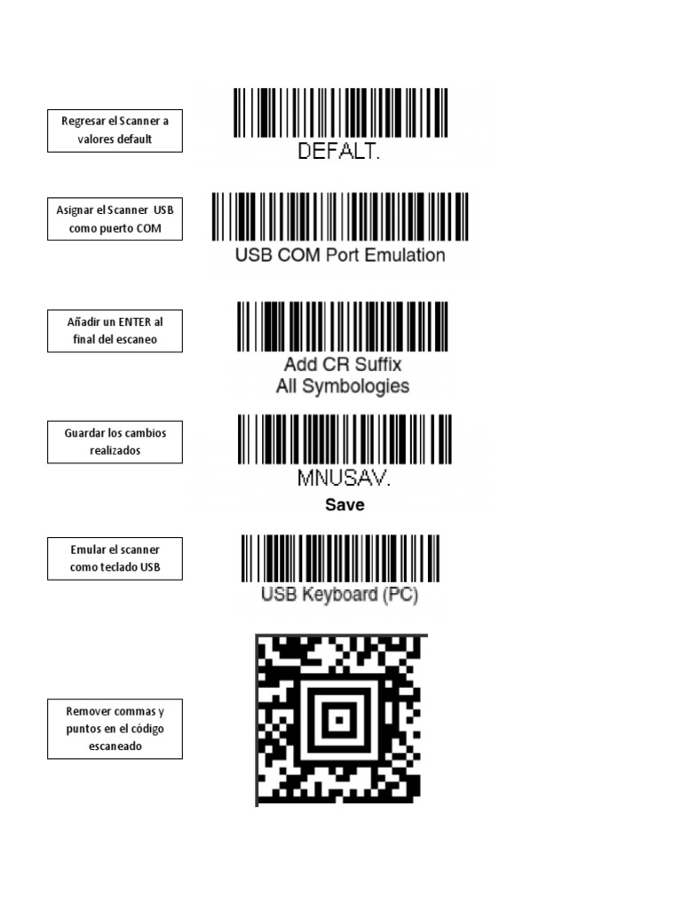 Configuracion Scanner Honeywell PDF
