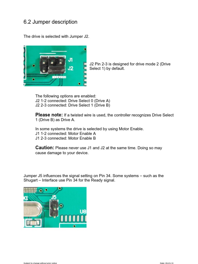 USB-Disketten Emulator Jumper Guide | PDF | Floppy Disk | Electrical ...